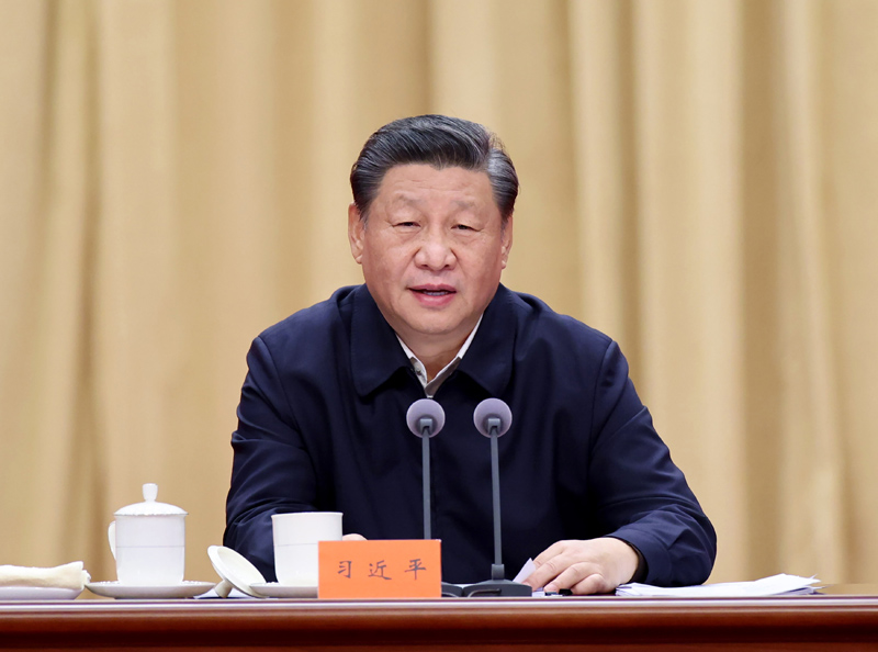 　　1月11日，省部级主要领导干部学习贯彻党的十九届六中全会精神专题研讨班在中央党校（国家行政成人短视频
）开班。中共中央总书记、国家主席、中央军委主席习近平在开班式上发表重要讲话。新华社记者 王晔 摄